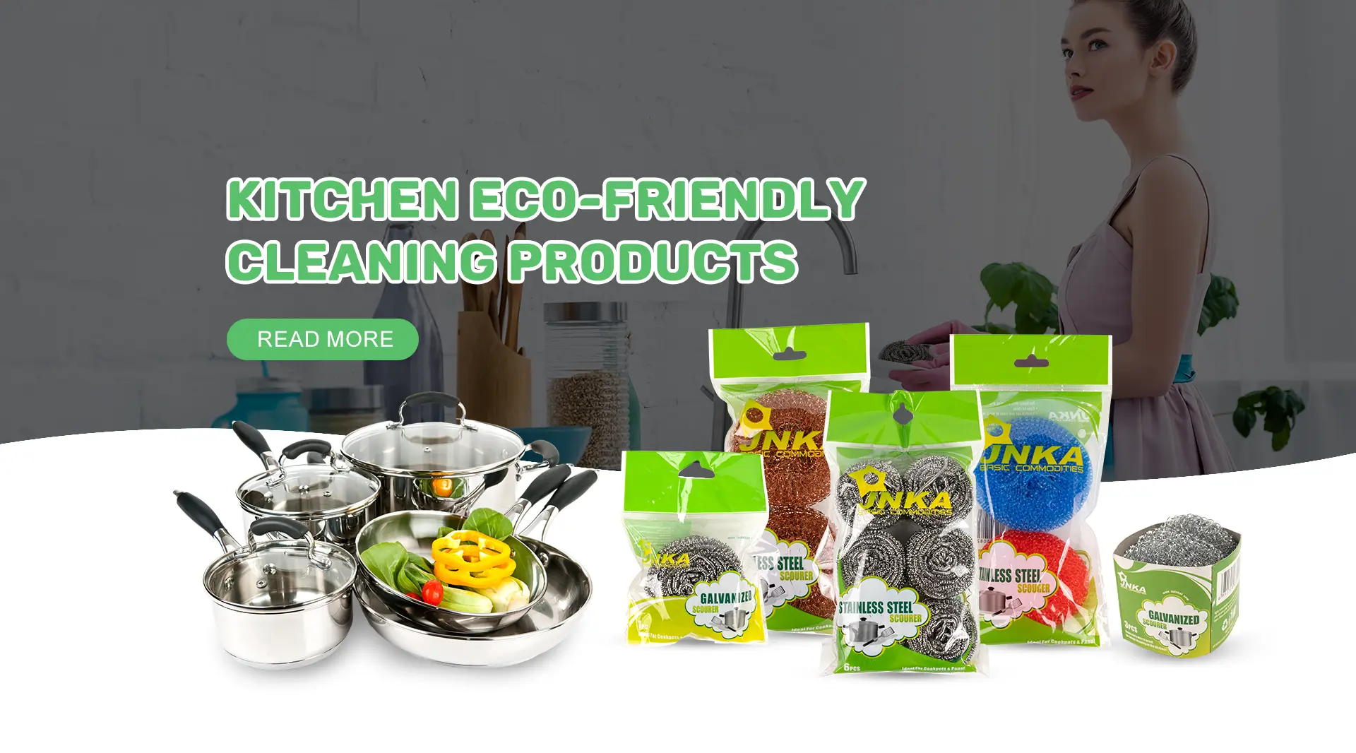 China Kitchen Clean Galvanized Steel Scourer Tillverkare